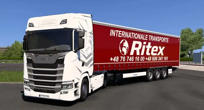 ETS2 - Combo Skin Ritex Logistics V1.0 ETS2 - Combo Skin Ritex Logistics V1.0