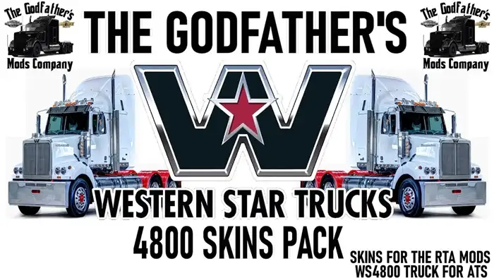 ETS2 - Western Star 4800 Skins Pack V1.0 ETS2 - Western Star 4800 Skins Pack V1.0