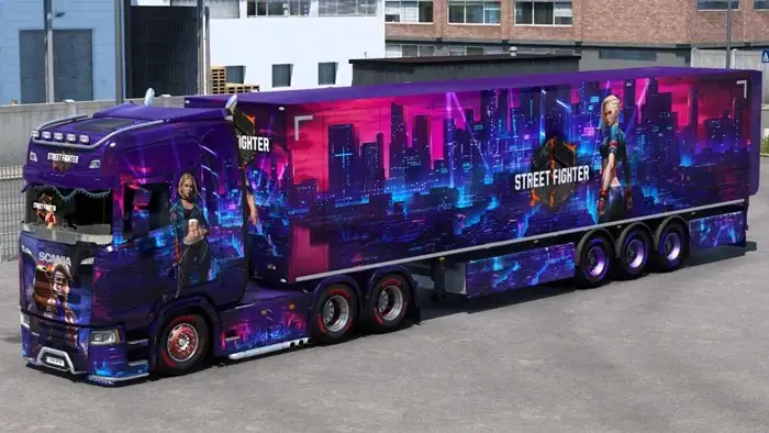 ETS2 - Street Fighter 6 Skin ETS2 - Street Fighter 6 Skin