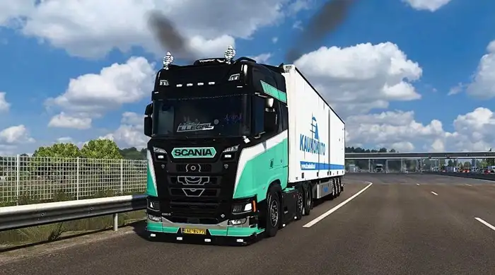 ETS2 - Scania S Space Minty Skin V1.0 ETS2 - Scania S Space Minty Skin V1.0
