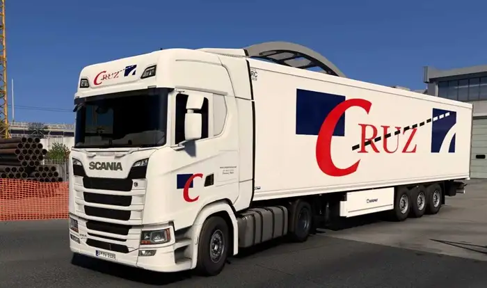 ETS2 - Transportes Cruz Combo Skin V1.0 ETS2 - Transportes Cruz Combo Skin V1.0