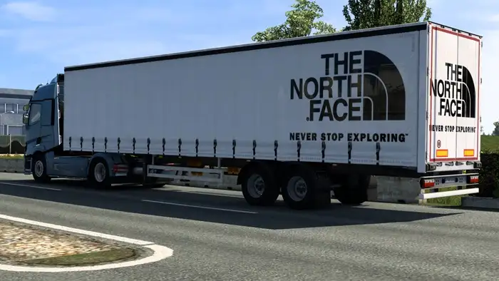 ETS2 - The North Face Trailer Skin (SCS Box Trailer) V1.0 ETS2 - The North Face Trailer Skin (SCS Box Trailer) V1.0