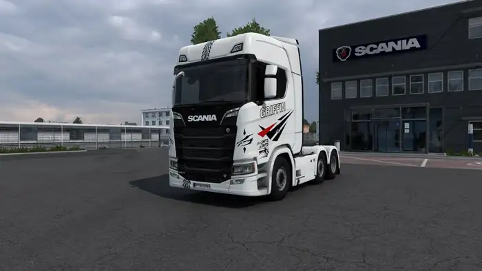 ETS2 - White Skin Pack (Man, Scania, DAF) V1.0 ETS2 - White Skin Pack (Man, Scania, DAF) V1.0