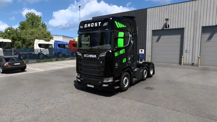 ETS2 - Scania S and MAN TGX 2020 Call of Duty Ghost Skin V1.0 ETS2 - Scania S and MAN TGX 2020 Call of Duty Ghost Skin V1.0