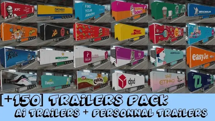 ETS2 - Realistic Trailers Pack V2.4.1 ETS2 - Realistic Trailers Pack V2.4.1