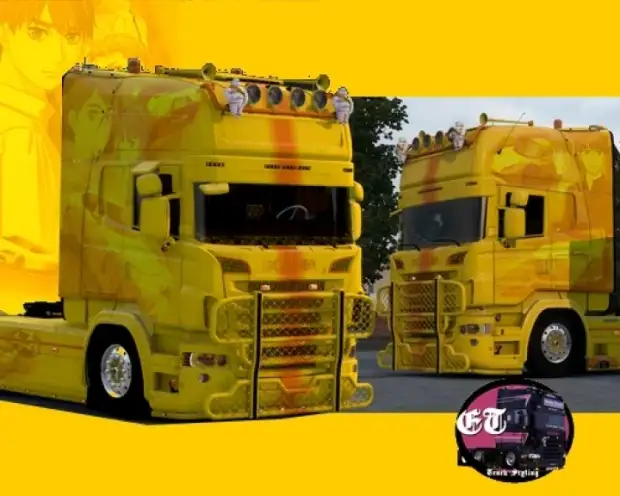 ETS2 - Skin Mf Ghost for Scania Jusee V1.0 ETS2 - Skin Mf Ghost for Scania Jusee V1.0