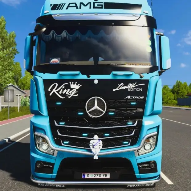 ETS2 - Mercedes-Benz AMG 4K Skin V1.0 ETS2 - Mercedes-Benz AMG 4K Skin V1.0
