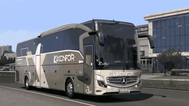 ETS2 - Mercedes-Benz Travego 16 SHD Euro 6 Konfor Turizm New Skin V1.0 ETS2 - Mercedes-Benz Travego 16 SHD Euro 6 Konfor Turizm New Skin V1.0