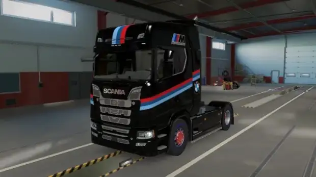 ETS2 - BMW Skin for Scania S NextGen Truck ETS2 - BMW Skin for Scania S NextGen Truck