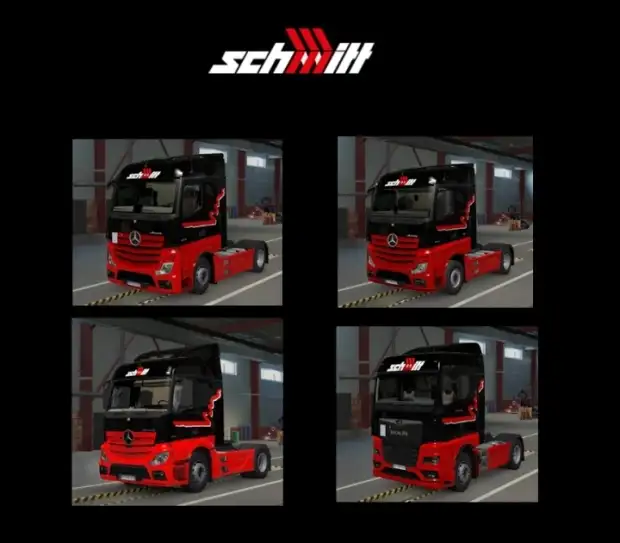 ETS2 - Schmitt Logistik Skin Pack V1.0 ETS2 - Schmitt Logistik Skin Pack V1.0