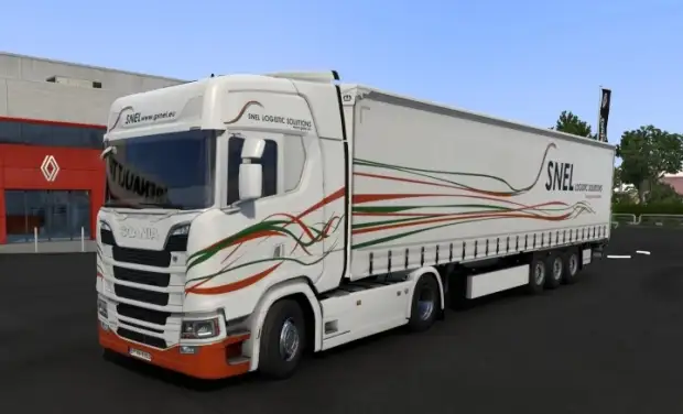 ETS2 - Combo Skin Snel Logistic Solutions V1.0 ETS2 - Combo Skin Snel Logistic Solutions V1.0