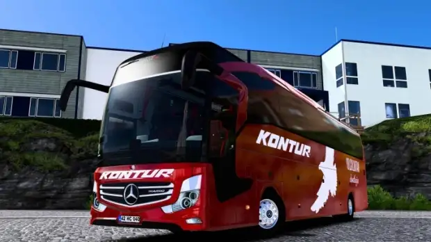 ETS2 - Mercedes-Benz Travego Kontur Skin ETS2 - Mercedes-Benz Travego Kontur Skin