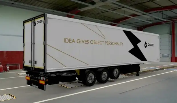 ETS2 - DOZE Krone Coolliner Skin V1.0 ETS2 - DOZE Krone Coolliner Skin V1.0