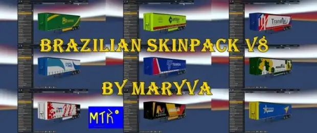 ETS2 - Brazilian Skinpack V8.0 ETS2 - Brazilian Skinpack V8.0