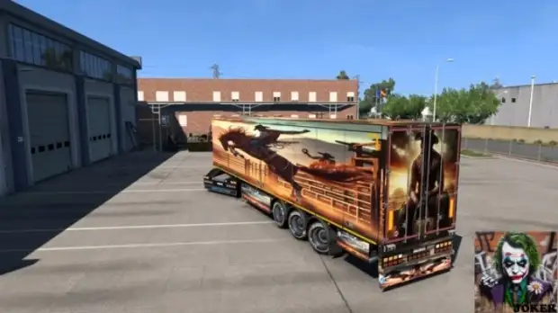 ETS2 - Cowboy Trailer Skin 02 ETS2 - Cowboy Trailer Skin 02