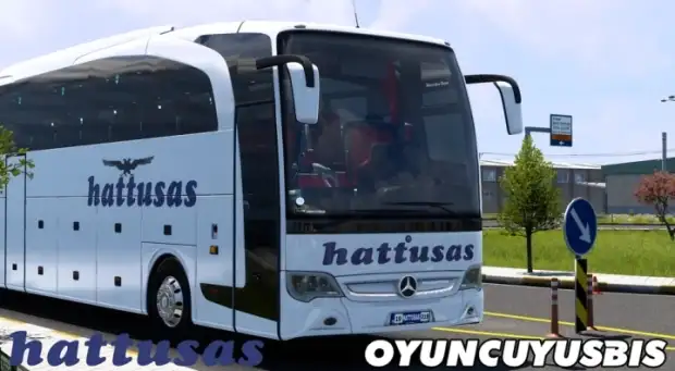 ETS2 - Hattusas Turizm Skin for MB Travego 17 Shd 2015 V1.0 ETS2 - Hattusas Turizm Skin for MB Travego 17 Shd 2015 V1.0