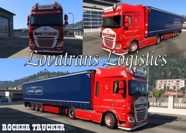 ETS2 - Lovatrans Logistics Skin Pack V1.0 ETS2 - Lovatrans Logistics Skin Pack V1.0