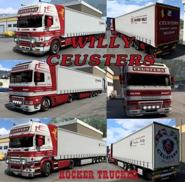 ETS2 - Willy Ceusters Skin Pack V1.0 ETS2 - Willy Ceusters Skin Pack V1.0