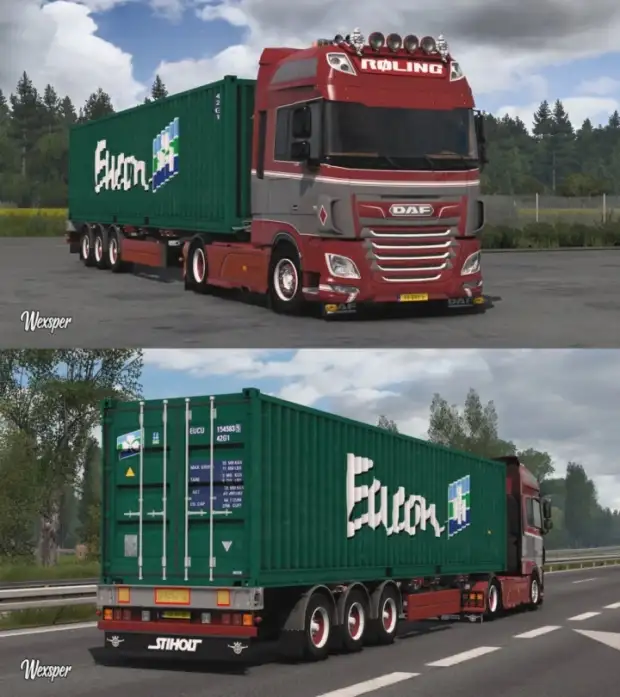 ETS2 - DAF XF Euro 6 Roling Transport Skin Pack ETS2 - DAF XF Euro 6 Roling Transport Skin Pack
