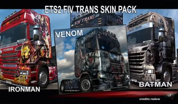 ETS2 - FIV Trans Skin Pack V1.0 ETS2 - FIV Trans Skin Pack V1.0