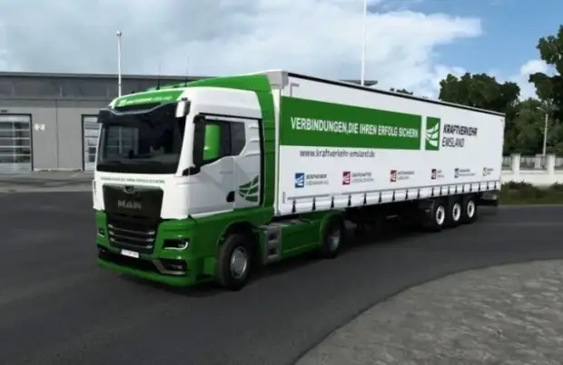 ETS2 - MAN TGX 2020 Kraftverkehr Emsland Combo Skin Pack V1.0 ETS2 - MAN TGX 2020 Kraftverkehr Emsland Combo Skin Pack V1.0