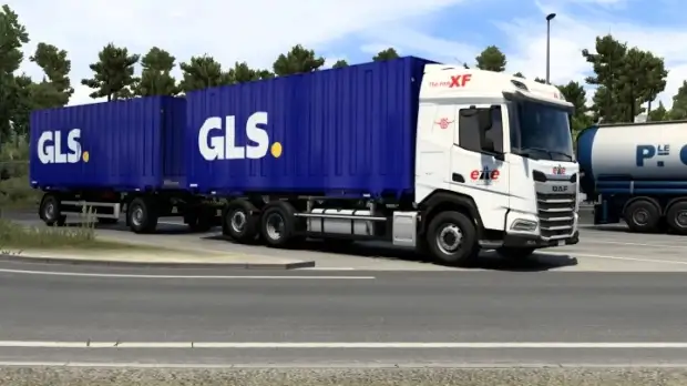 ETS2 - Skin DAF XF Express Line ETS2 - Skin DAF XF Express Line