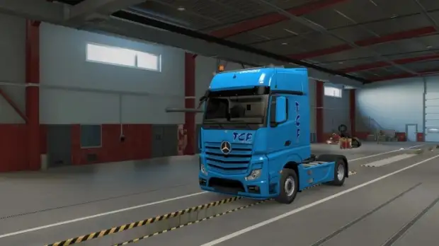 ETS2 - TCF Transports Crouzet Freres - Mercedes Actros Giga Space ETS2 - TCF Transports Crouzet Freres - Mercedes Actros Giga Space