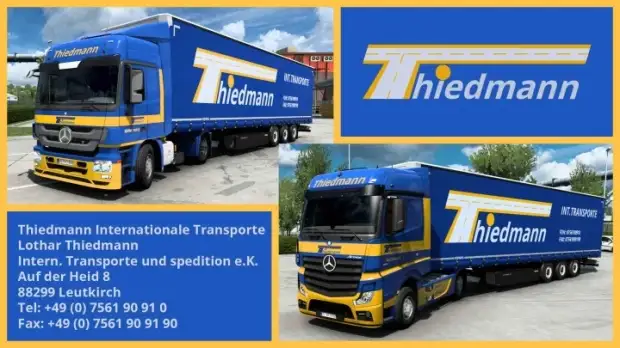ETS2 - Combo Skin Thiedmann Internationale V1.0 ETS2 - Combo Skin Thiedmann Internationale V1.0