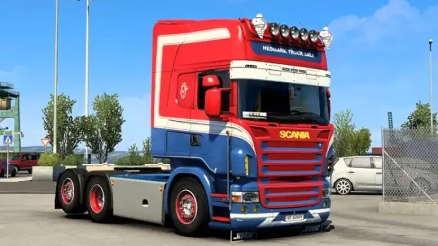 ETS2 - Scania RJL Ex Hanstholm Container Transport Skin Pack ETS2 - Scania RJL Ex Hanstholm Container Transport Skin Pack