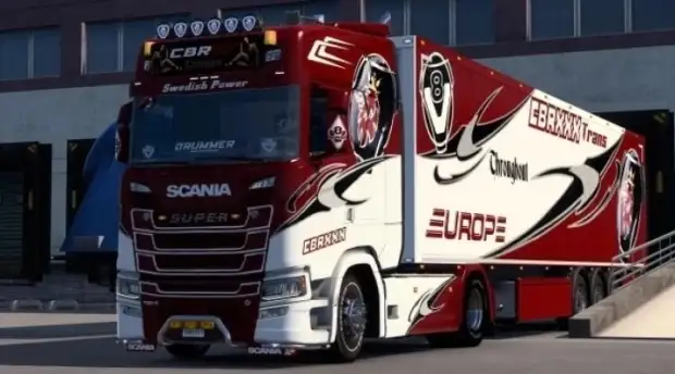 ETS2 - Scania S NG CBRXXX Trans Skin V1.3 ETS2 - Scania S NG CBRXXX Trans Skin V1.3