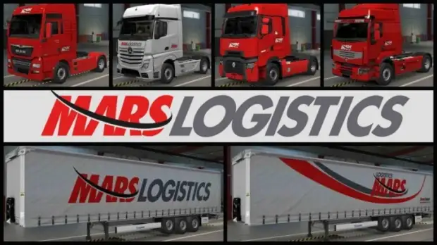 ETS2 - Combo Skin Mars Lojistik V1.0 ETS2 - Combo Skin Mars Lojistik V1.0