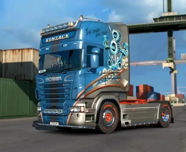 ETS2 - S-Scania RJL Konzack Transport Skin V1.1 (1.43.x) ETS2 - S-Scania RJL Konzack Transport Skin V1.1 (1.43.x)