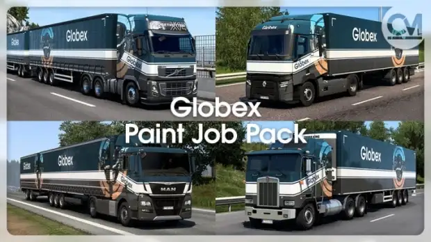 ETS2 - Globex Paint Job Pack V1.11 (1.43.x) ETS2 - Globex Paint Job Pack V1.11 (1.43.x)