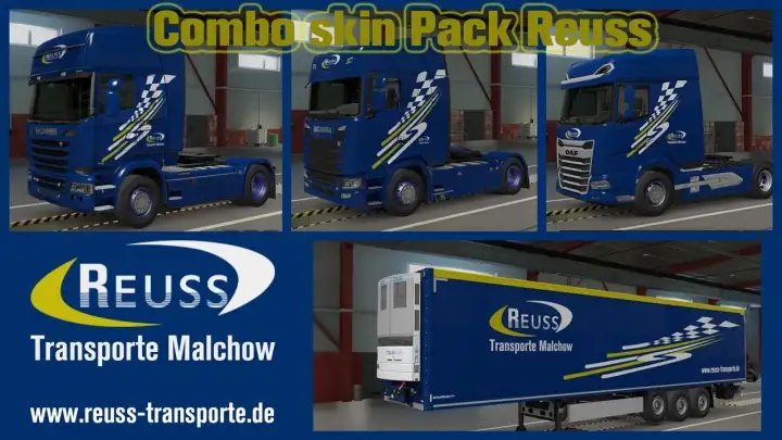 ETS2 - Combo Skin Pack Reuss V1.0 (1.40.x) ETS2 - Combo Skin Pack Reuss V1.0 (1.40.x)