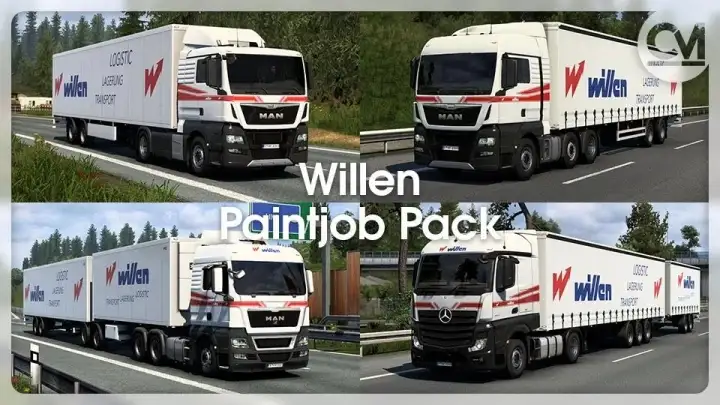 ETS2 - Spedition Willen Skinpack (1.40.x) ETS2 - Spedition Willen Skinpack (1.40.x)