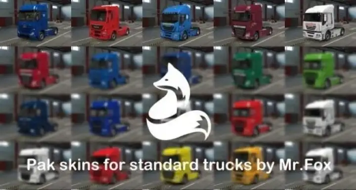ETS2 - Pack of Russian Skins for SCS Trucks V0.5 (1.40.x) ETS2 - Pack of Russian Skins for SCS Trucks V0.5 (1.40.x)