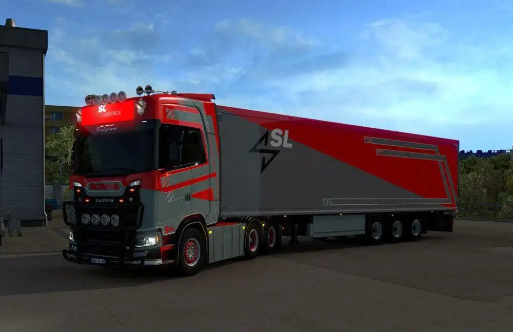 ETS2 - Scania S SL Logistic Transport Skin V1.0 (1.40.x) ETS2 - Scania S SL Logistic Transport Skin V1.0 (1.40.x)