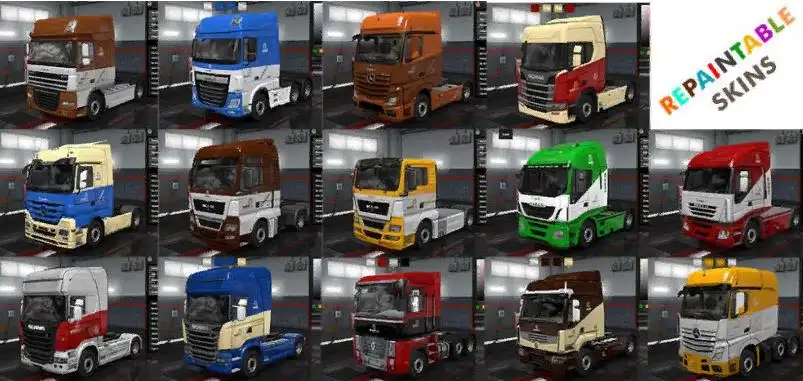 ETS2 - Wolf Repaintable Truck and Owned Trailers Skin V1.9 (1.37.x) ETS2 - Wolf Repaintable Truck and Owned Trailers Skin V1.9 (1.37.x)