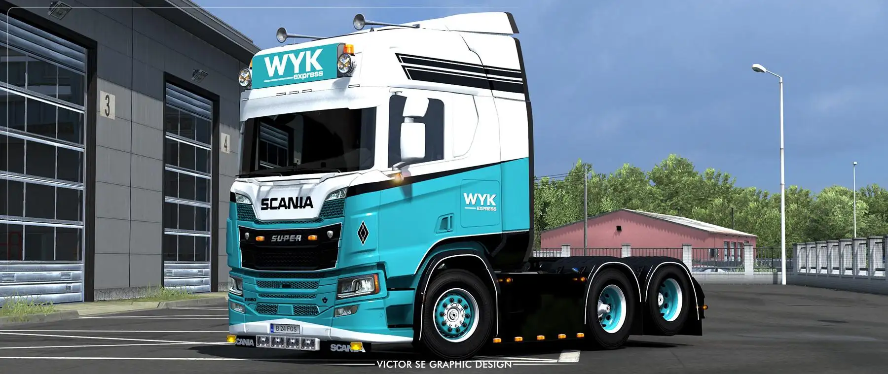 ETS2 - Scania R Highline 2016 WYK Express Skin V1.0 (1.36.x) ETS2 - Scania R Highline 2016 WYK Express Skin V1.0 (1.36.x)