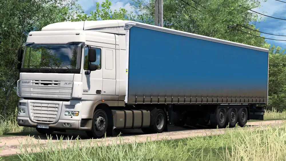 ETS2 - Daf Xf 105 Paintable Dirty Skin V1.0 (1.36.x)