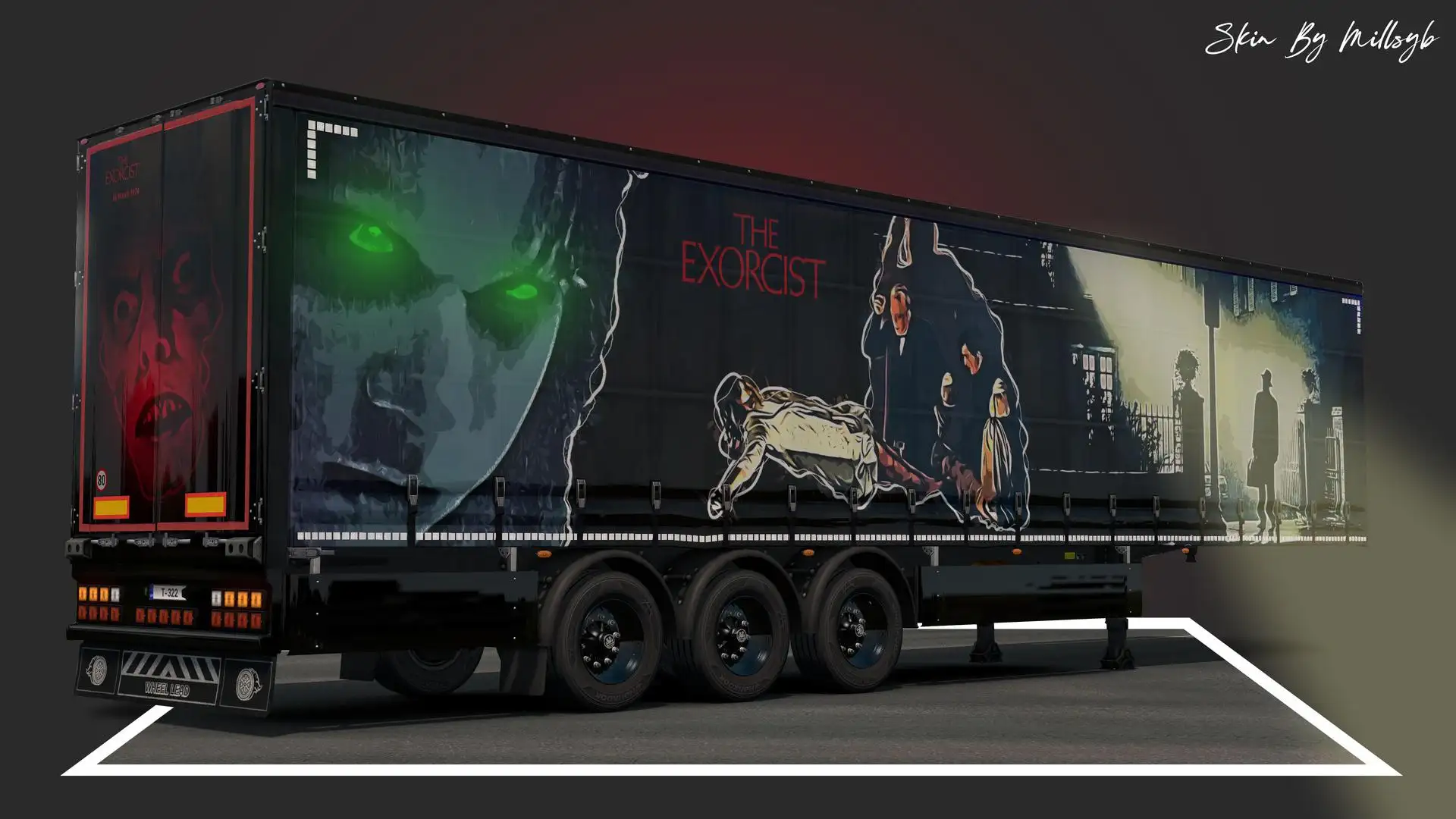 ETS2 - The Exorcist Trailer Skin 1 V1.0 (1.36.x) ETS2 - The Exorcist Trailer Skin 1 V1.0 (1.36.x)