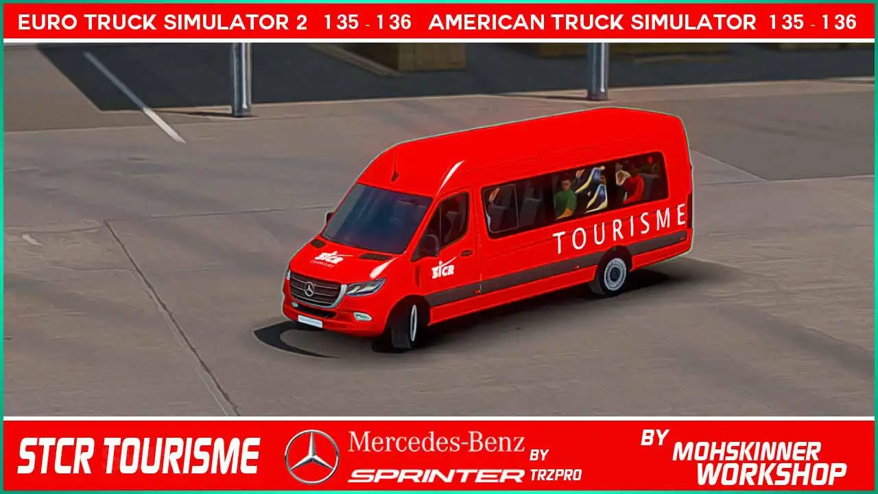 ETS2 - Mercedes Sprinter Stcr Tourisme Skin (1.36.x) ETS2 - Mercedes Sprinter Stcr Tourisme Skin (1.36.x)