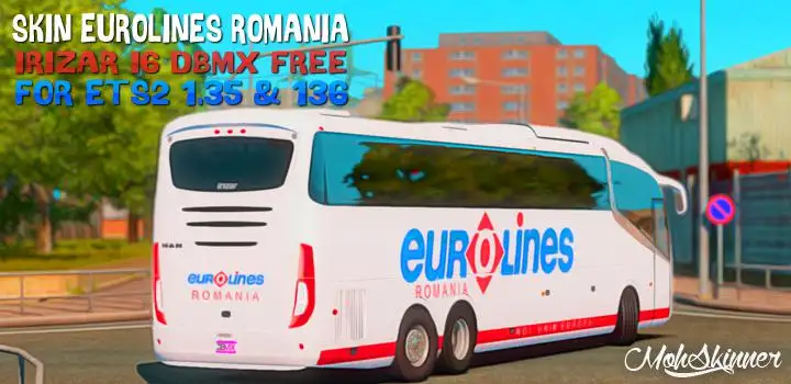 ETS2 - Irizar i6 Eurolines Romania Skin (1.36.x) ETS2 - Irizar i6 Eurolines Romania Skin (1.36.x)