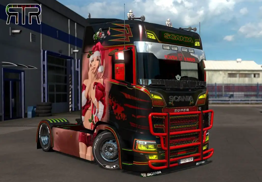 ETS2 - Scania S Kate XMas Paintjob V1.0 (1.36.x) ETS2 - Scania S Kate XMas Paintjob V1.0 (1.36.x)