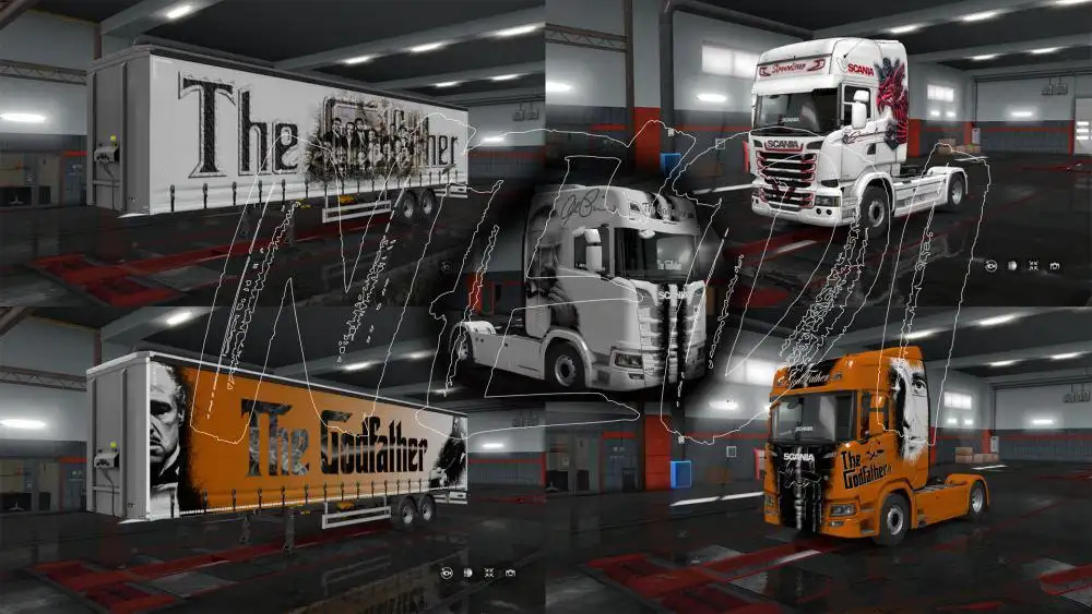 ETS2 - Scania Godfather Pack V1.0 (1.36.x) ETS2 - Scania Godfather Pack V1.0 (1.36.x)