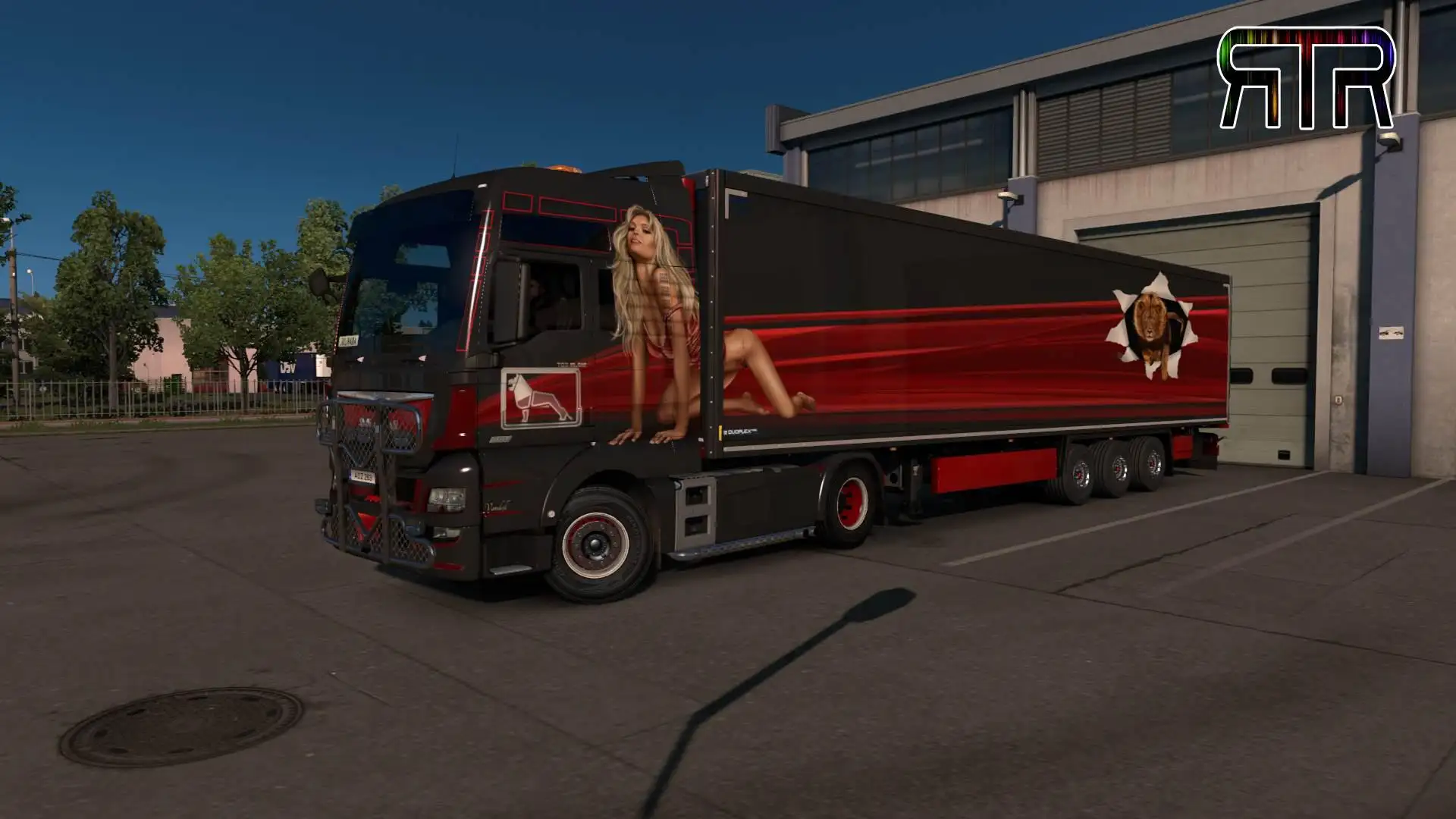 ETS2 - Wild Cat Combo Red for Man Euro 6 and Krone Trailers V1.0 (1.36.X) ETS2 - Wild Cat Combo Red for Man Euro 6 and Krone Trailers V1.0 (1.36.X)