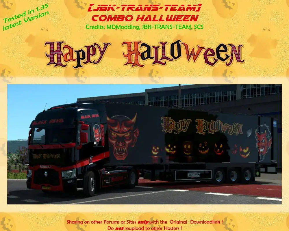 ETS2 - JBK Halloween Combo Pack V1.0 (1.35.X) ETS2 - JBK Halloween Combo Pack V1.0 (1.35.X)