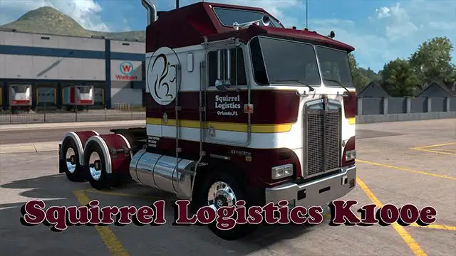 ETS2 - Squirrel Logistics Skin K100E V1.0 (1.35.X) ETS2 - Squirrel Logistics Skin K100E V1.0 (1.35.X)