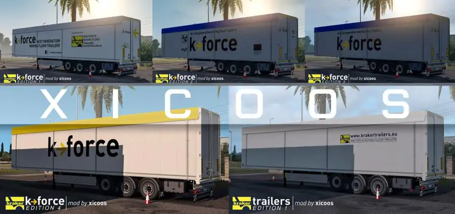 ETS2 - Kraker K-Force Editions Skinpack v1.0 (1.35.X) ETS2 - Kraker K-Force Editions Skinpack v1.0 (1.35.X)