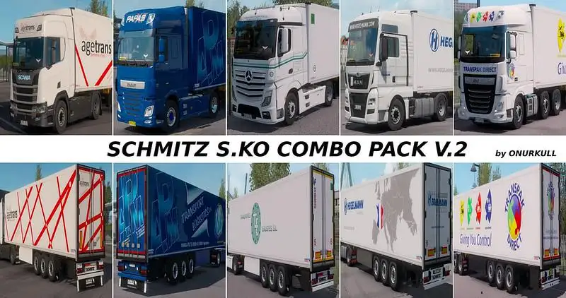 ETS2 - Schmitz S.KO Combo Pack V2.0 (1.35.X) ETS2 - Schmitz S.KO Combo Pack V2.0 (1.35.X)